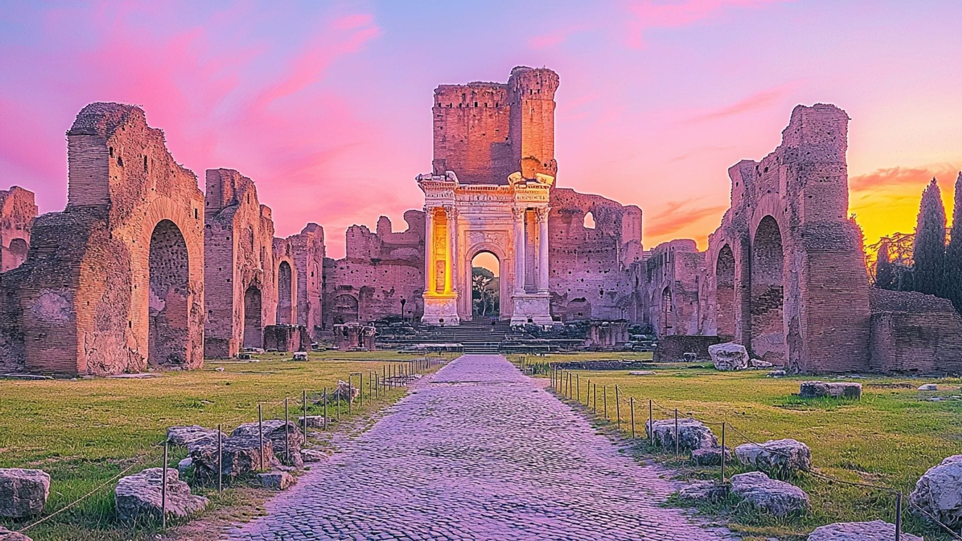 Thermes de Caracalla : Explorez Rome et ses bains antiques grâce à la visite virtuelle