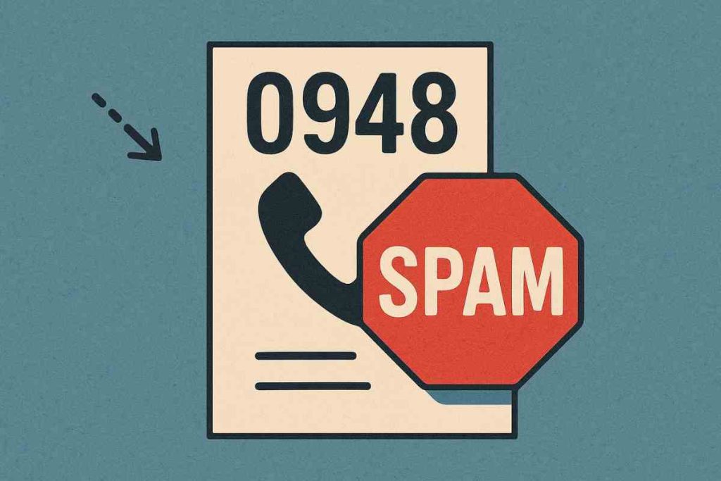Pourquoi un numéro en 0948 vous appelle