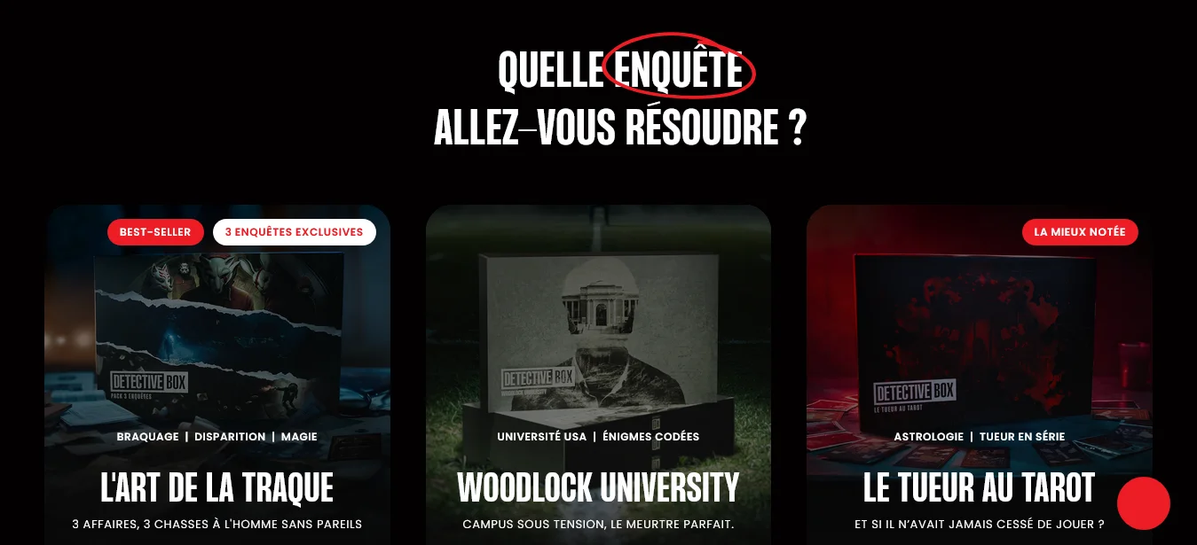 Detective box avis, analyse factuelle des retours clients et du contenu des enquêtes