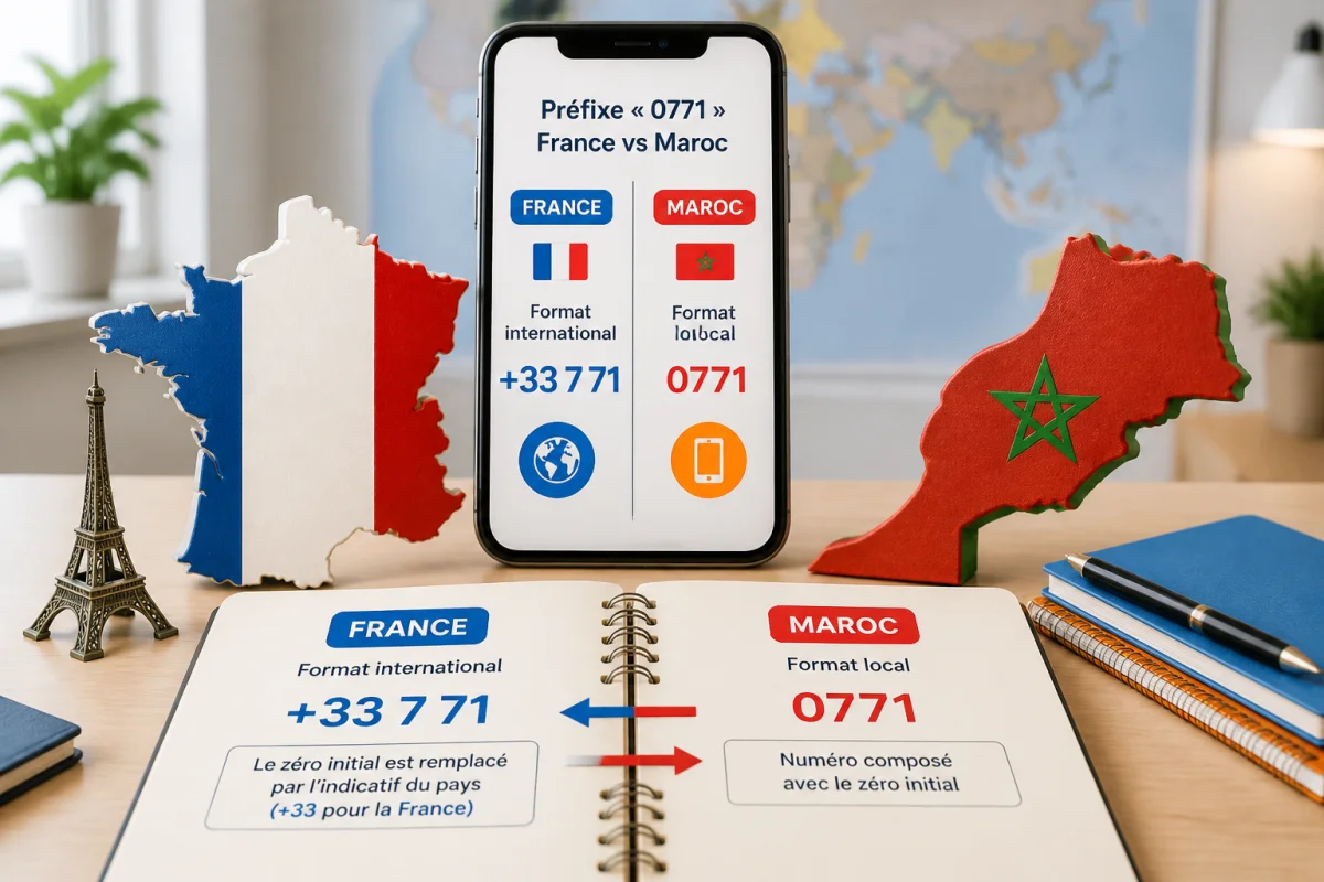 0771 quel opérateur en France et au Maroc