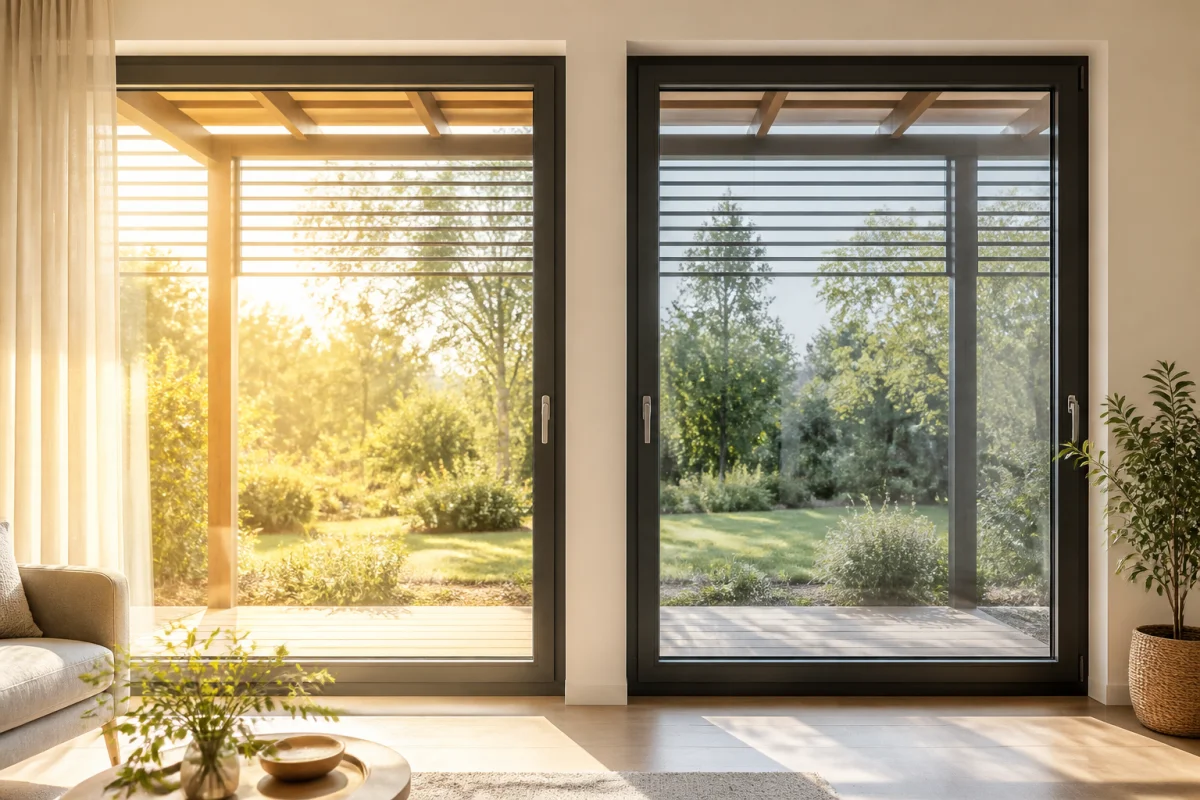 Fenêtres isolantes pour maison en double et triple vitrage, adaptées à l’orientation solaire et au confort thermique